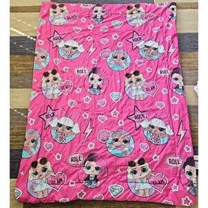 LOL SURPRISE REVERSIBLE Comforter, contour sheet, flat sheet TWIN size